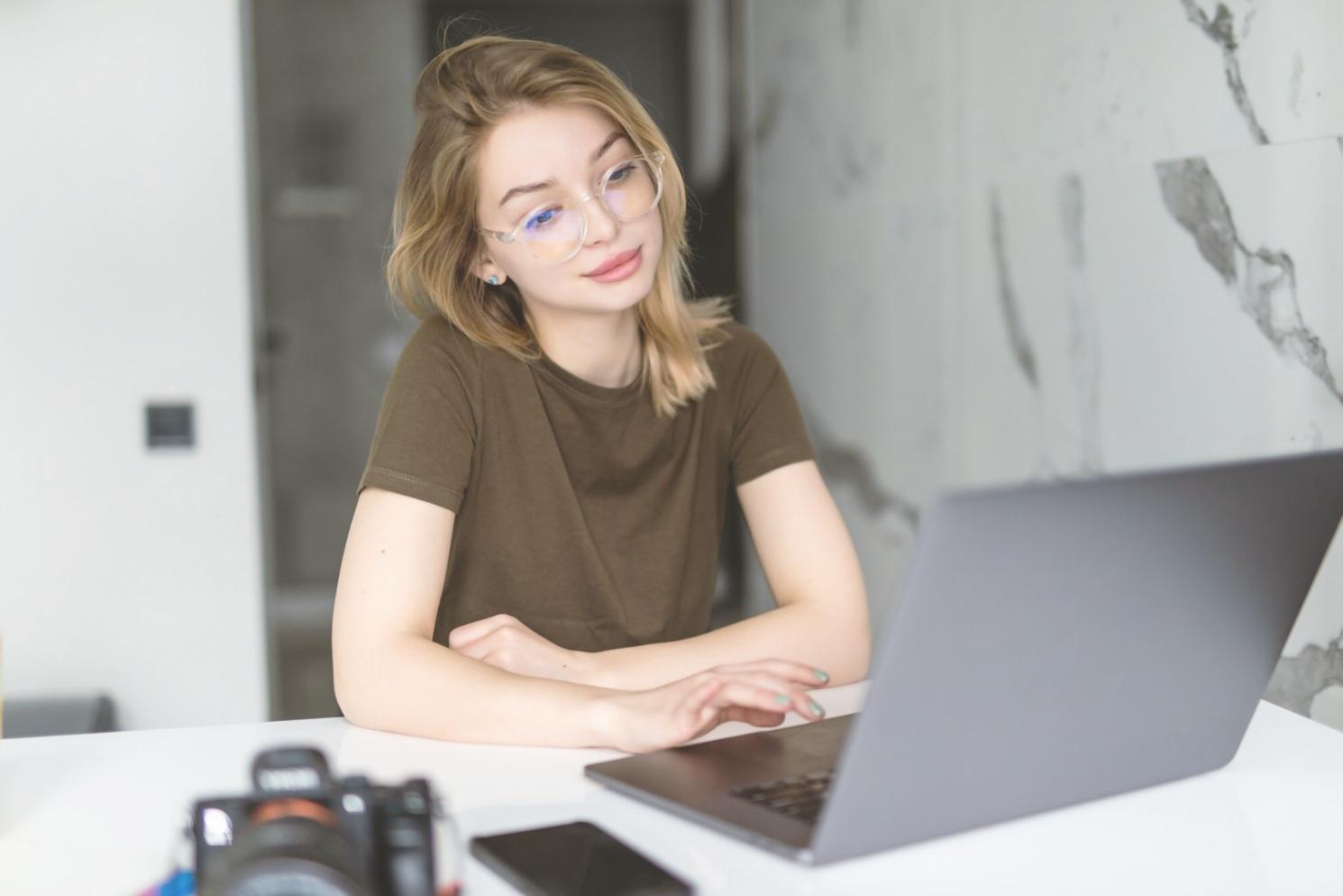 Analytics dashboard interface showing data visualization and user interaction patterns